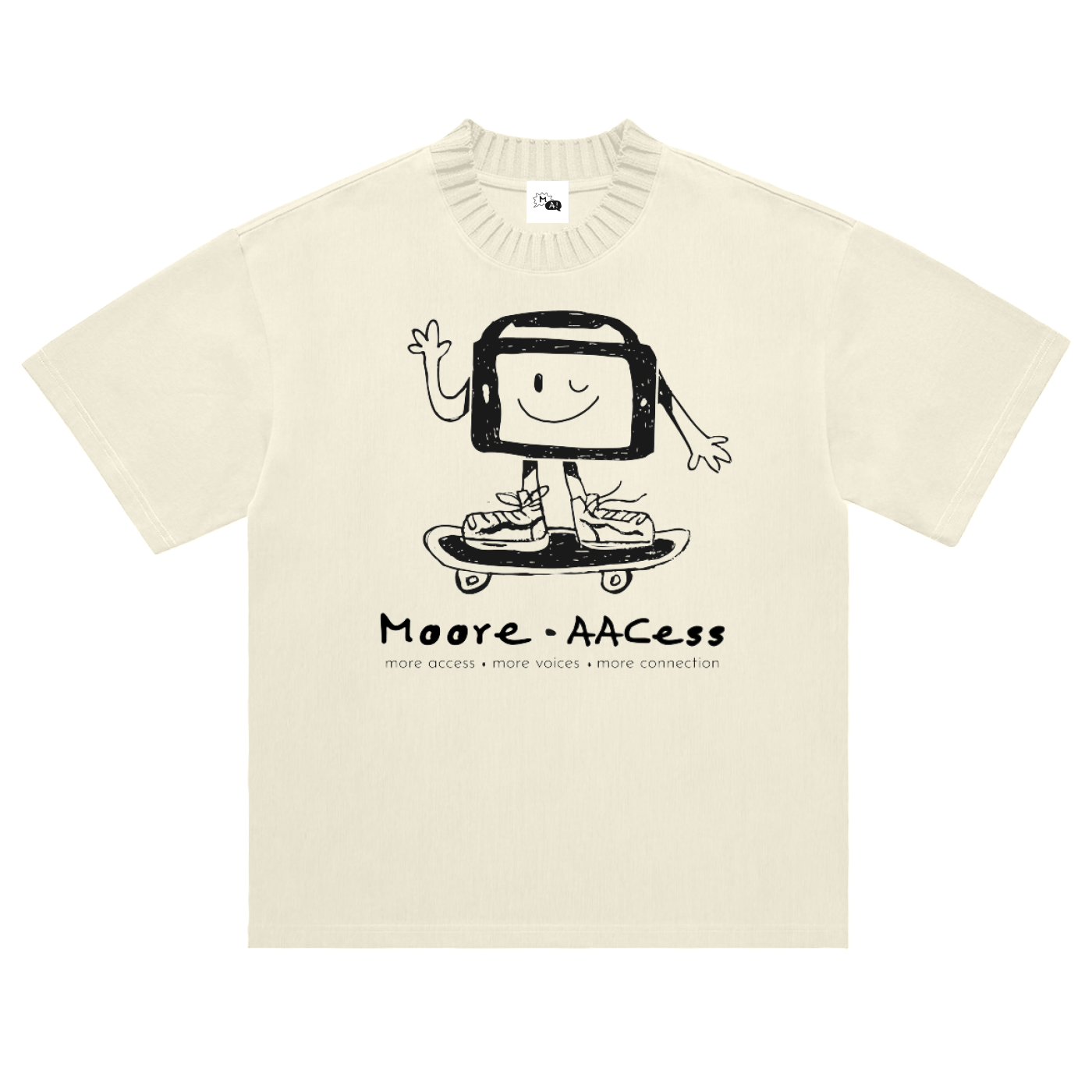 Heavyweight Knitted Round Neck T-Shirt
