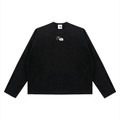 Unisex Vintage Wash Boxy  Waffle Raw Edge T-Shirt