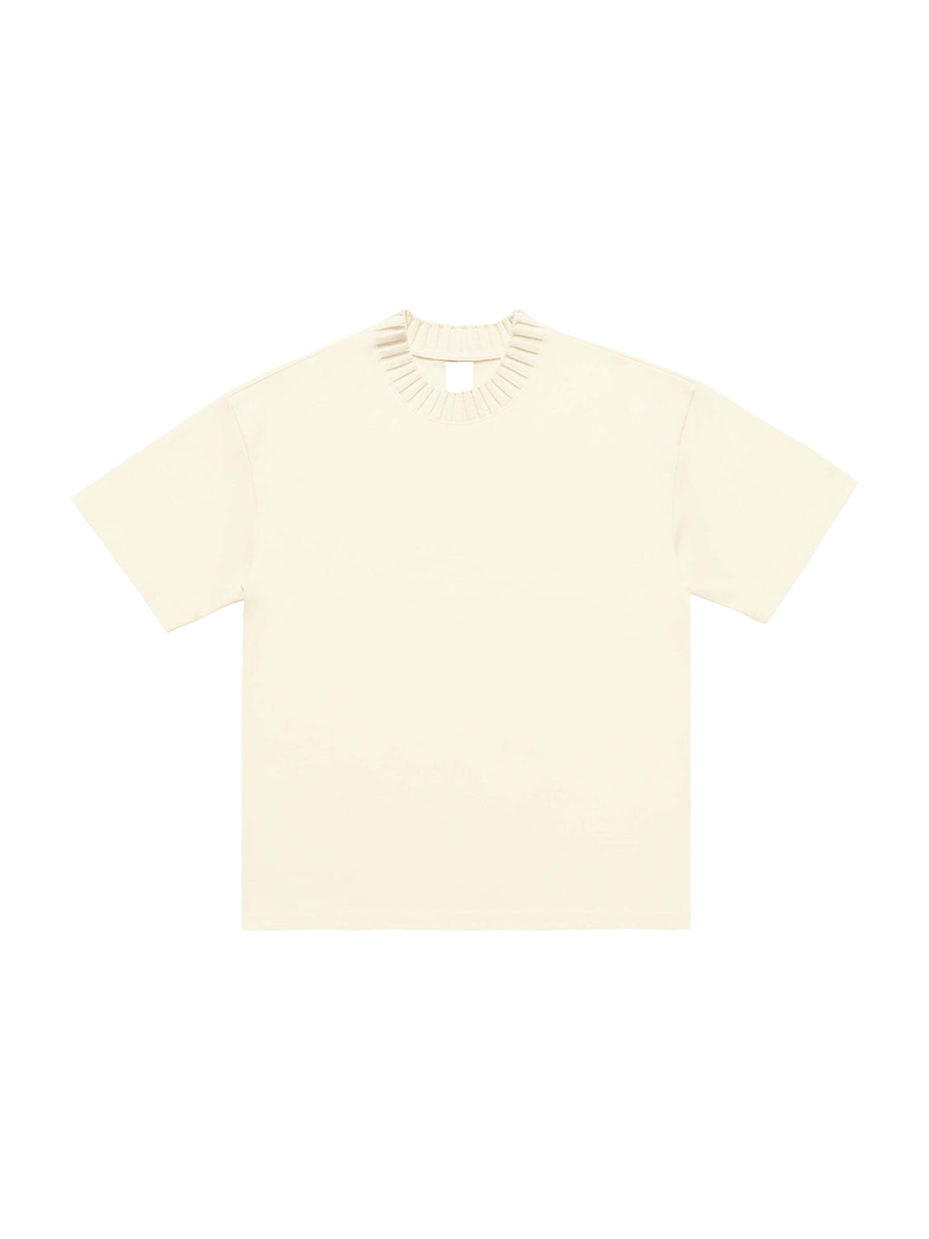 Heavyweight Knitted Round Neck T-Shirt
